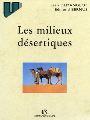 cover image of Les milieux désertiques